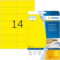 Ετικέτες Herma A4 yellow 105x42,3 mm matt 280 pcs.