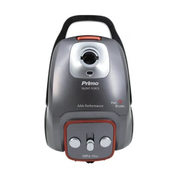 Ηλεκτρική Σκούπα Primo PRVC-40489 AAA Silent Force, με PET 700W 3.0L Ανθρακί/Κόκκινη