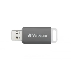 USB Flash 128GB Verbatim DataBar 2.0 Grey