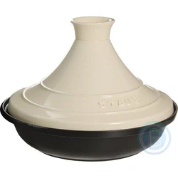 Γάστρα Staub Tajine 20cm round, cream cast iron, Tagine specialities