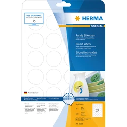 Ετικέτες Herma Removable Round 40 25 Sheets DIN A4 600 pcs. 5066