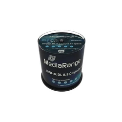 DVD+R MediaRange 8.5GB 100pcs 8x Double Layer