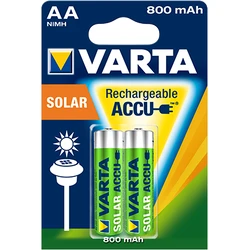 Μπαταρία Επαναφορτιζόμενη Varta Solar (Blister) HR06 AA 1x2 | 800mAh