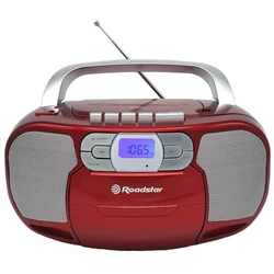 Φορητό Ραδιοκασετόφωνο Roadstar (CD-MP3-USB) RCR-4635UMP/RD