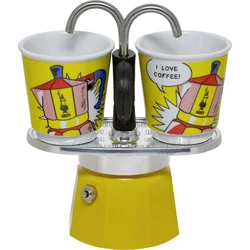 Μπρίκι Espresso Bialetti MINI EXPRESS Set Lichtenstein