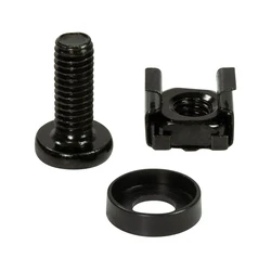 Βιδες Για Καμπίνα Δικτύου LogiLink ssatz M6, black, 50 pieces