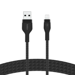 Καλώδιο USB Belkin Flex Lightning/USB-A 2m black CAA010bt2MBK