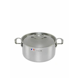 Κατσαρόλα De Buyer Affinity Saucepot Stainless Steel with lid 24 cm
