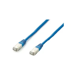 Καλώδιο Δικτύου Equip Cat6A S/FTP 2xRJ45 5.00m Blue Plat.LSZH