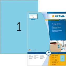 Ετικέτες Herma labels A4 Blue 210x297 mm matt 100 pcs