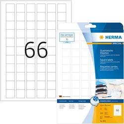 Ετικέτες Herma Inkjet A4 White 25,4x25,4 mm 1650 pcs.