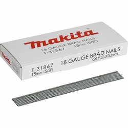 Καρφιά Makita Gauge Brad Nails 1,2x15mm F-31867 5000 pcs.