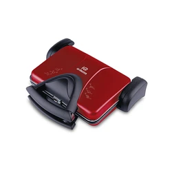 Τοστιέρα Γκριλιέρα IQ St-675 Με Αποσπώμενες Πλάκες 1800w Red