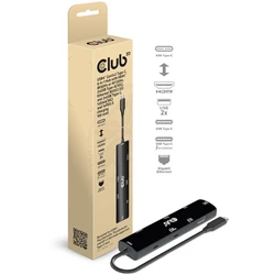 Docking Station Club3D USB4 6-in1 USB-C > HDMI/2xUSB/2xUSB-C/RJ45 100W retail