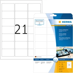 Ετικέτες Herma labels A4 White 63,5x38,1 mm glossy. 525 pcs
