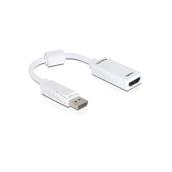 Αντάπτορας DisplayPort Delock DP -> HDMI M/F 0.22m white