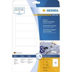 Ετικέτες Herma textile/name A4 88.9x 33.8mm White 160 pcs.