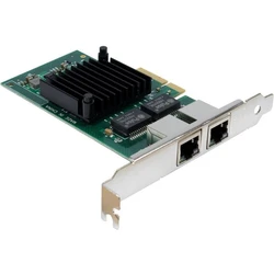 Κάρτα Δικτύου PCIe Inter-Tech Gigabit Argus ST-727 x4 v2.0 Dual retail