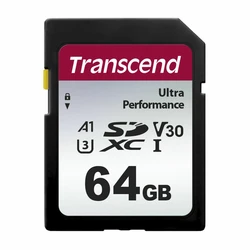 Κάρτα Μνήμης SDXC 64GB Transcend 340S Class 10 UHS-I U3 A2 V30