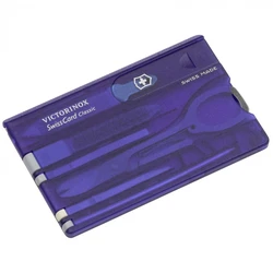 Σουγιάς Κάρτα Victorinox SWISSCARD blue transparent