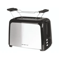 Φρυγανιέρα Emerio 2 slices, stainless steel, thermostat, attachment