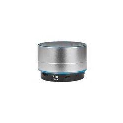 Φορητό Ηχείο Bluetooth Manhattan Metallic LED Silver
