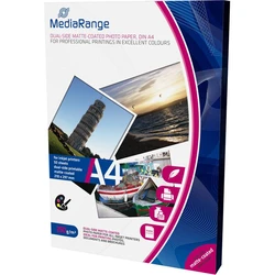 Φωτογραφικό Χαρτί MediaRange matt coated A4 250g 50 sheets Dual
