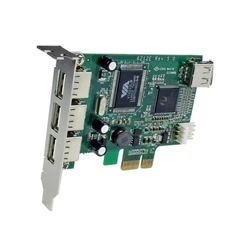 Controller PCIe StarTech 1x USB 2.0 internal (female) 3 x USB external (female)