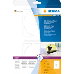 Ετικέτες Herma CD-labels 116 25 Sheets DIN A4 50 pcs 5115