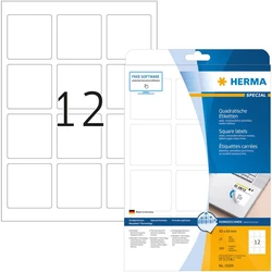 Ετικέτες Herma A4 White 60x60 mm square. removable 300 pcs.
