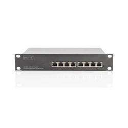 Network Switch DIGITUS 10 Zoll 8-Port Gigabit Ethernet L2+ Managed