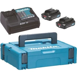 Φορτιστής Εργαλείων Makita Energy Kit 197658-5 2x BL1021B + DC10SB