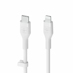 Καλώδιο USB Belkin Flex Lightning/USB-C 15W 3m, mfi, 15W, white CAA009bt3MWH