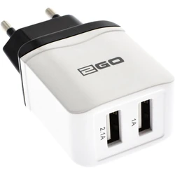Φορτιστής Πρίζας 2GO USB 100V-240V - White