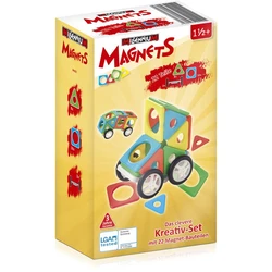 Millennium Magnets Cars, 8 triangles, 12 squares, 2 wheels