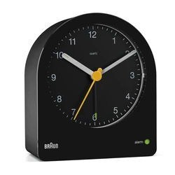 Ρολόι Ξυπνητήρι BRAUN BC22 BK quartz black