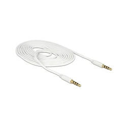 Καλώδιο Ήχου Delock jack 3,5mm -> 3,5mm M/M 2.00m 4Pin White