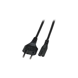 Καλώδιο Τροφοδοσίας EFB Euro - C7 180°, Black, 2.0 m, 2 x 0.75 m