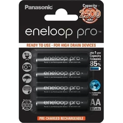 Επαναφορτιζόμενες Μπαταρίες Eneloop Panasonic Pro BK-3HCDE/4BE AA 2500mAh 4pcs.