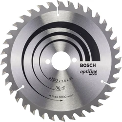 Δίσκος Κοπής Bosch Circ. Saw Blade OP WO H 190x30-36