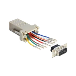 Αντάπτορας Delock D-Sub9 -> RJ45 M / F mounting kit