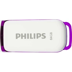 USB Flash 64GB Philips USB 2.0 2-Pack Snow Edition Magic Purple