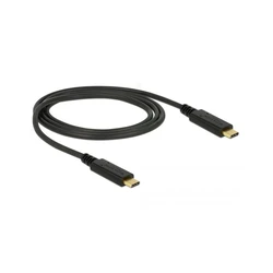Καλώδιο USB Delock 3.1 Gen2 C > C E-Marker 5A 1.0m Black