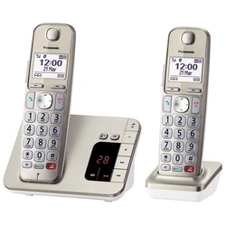 Ασύρματο Τηλέφωνο Panasonic KX-TGE262GN champagne