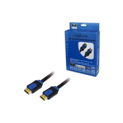 Καλώδιο HDMI Logilink Ethernet A -> A M/M 15.00m Gold
