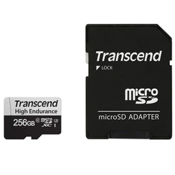 Κάρτα Μνήμης microSDXC 256GB Transcend 350V Class 10 UHS-I U1