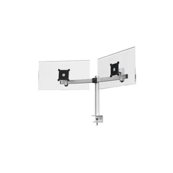 Βάση Monitor Durable for 2 monitors table clamp silver