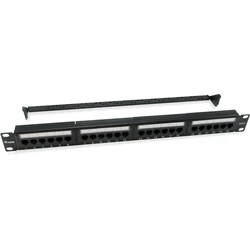 Patch Panel Equip 24x RJ45 Cat6 19" 1U Dual-IDC-komp.