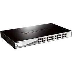 Network Switch 444mm D-Link DGS-1210-28P 4*Combo/24*GE PoE