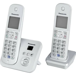 Ασύρματο Τηλέφωνο Panasonic KX-TG6822GS pearlsilver